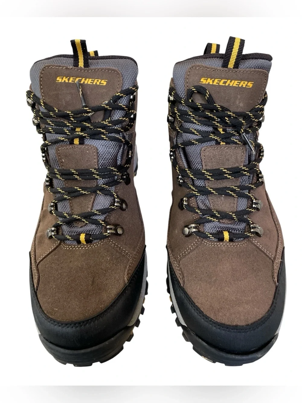 Skechers Men's Relment Pelmo Waterproof Hiking Boots Brown Size 10